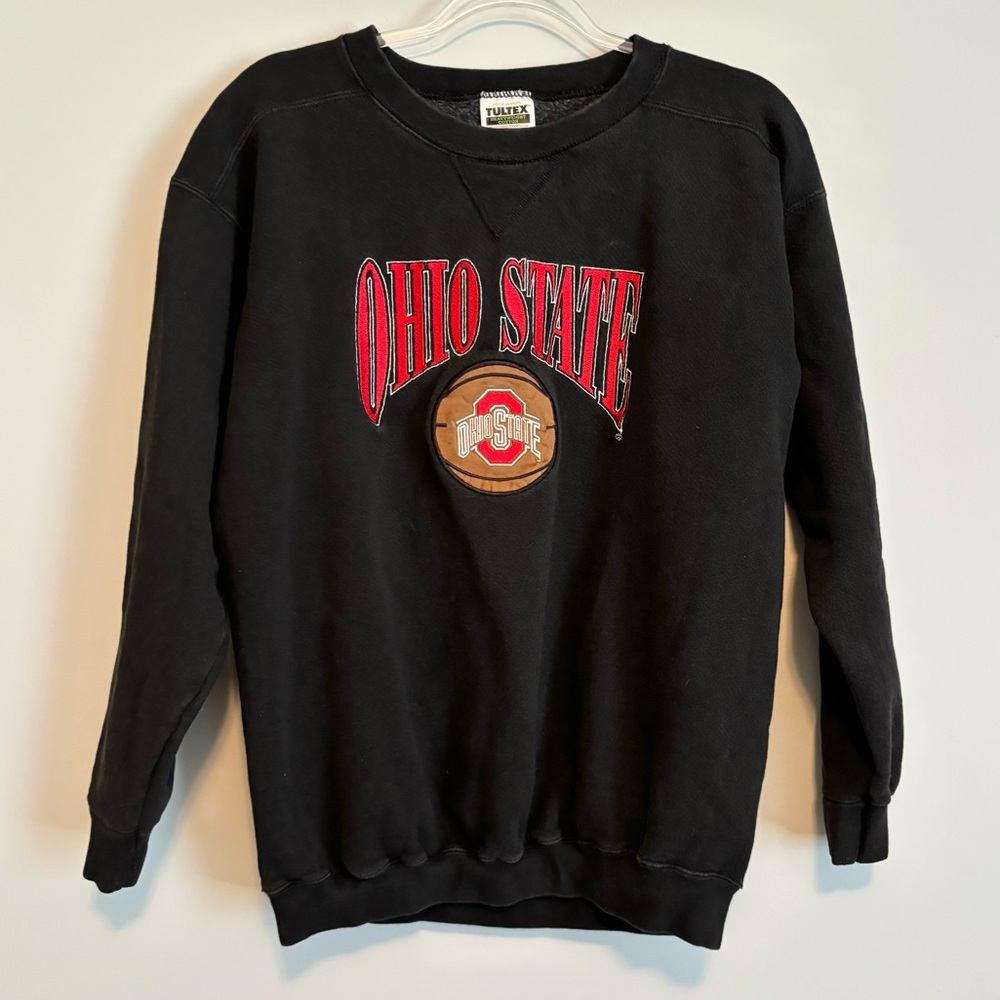 Vintage Ohio State NCAA Crewneck Basketball Sweatshirt Small USA 90s Pullover